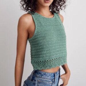 Madewell Kellen Crocheted Sweater Tank - XXS